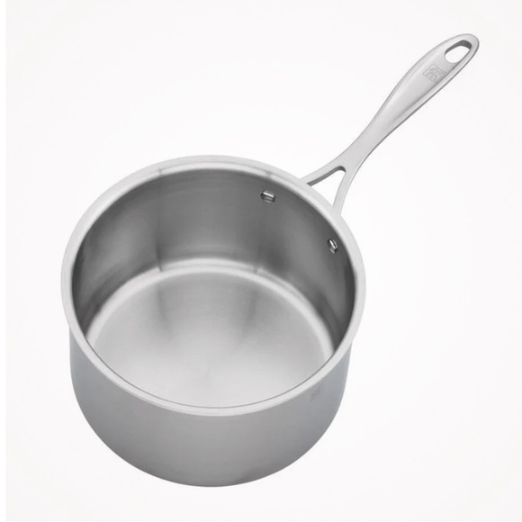 ZWILLING SPIRIT 3-PLY 4 Qt, Stainless Steel, Sauce Pan and Glass Lid - Picture 2 of 3